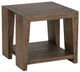Classic Home Troy Brown End Table-0