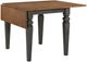 TEI St. Pete Maple Dining Table with Storm Gray Base-2
