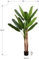 Monarch Specialties Inc. 83" Artificial Plant with Black Pot-2