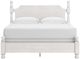 Signature Design by Ashley® Chadworth Antique White King Poster Bed-2