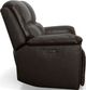 Flexsteel® Jackson Dark Brown Power Reclining Loveseat with Power Headrests-4