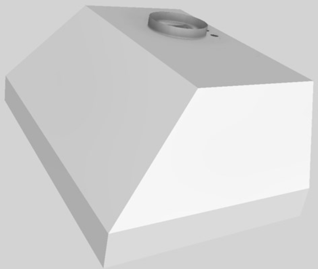 Vent-A-Hood® 30" White Wall Mounted Liner Insert-3