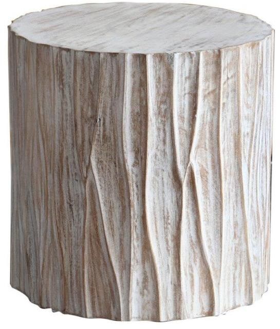 Jaipur Furniture Tasi Whitewash Side Table-0