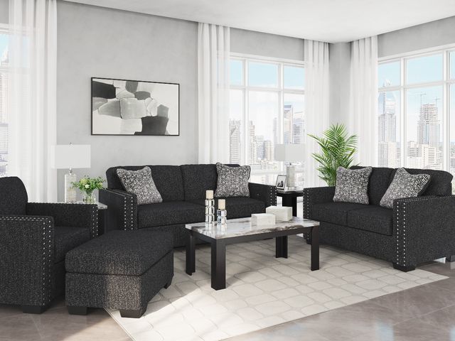 Benchcraft® Jasmine Peaks Coal Chair and a Half-1