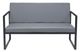 Zuo® Modern Claremont Gray Loveseat-1