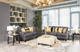 Furniture of America® Orson Ivory Ottoman-1