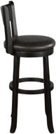 Sunny Designs™ Black Walnut 17" Swivel Bar Stool-2