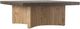 Four Hands Brinton Distressed Iron Top Coffee Table with Rustic Oak Veneer Base-0