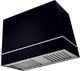 La Cornue Loge Series 44" Matte Black Wall Mounted Range Hood with Satin Chrome Trim-0