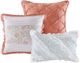 Olliix by Madison Park 9 Piece Coral King Dawn Cotton Percale Comforter Set-2