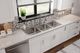 Elkay Lustertone® Classic Lustrous Satin 54" x 22" x 10-1/8" 4-Hole Triple Bowl Drop-In Sink-2