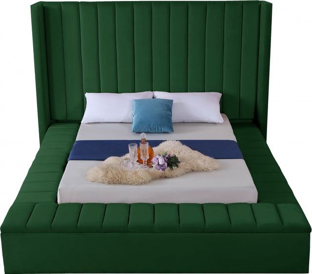 Meridian Furniture Kiki Green Full Bed-1