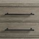 Elements International Versailles Contemporary Gray 12-Drawer Dresser and Mirror-1