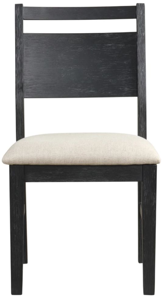 New Classic® Home Furnishings Sable Crest Beige/Black Dining Side Chair-2