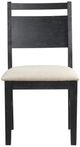 New Classic® Home Furnishings Sable Crest Beige/Black Dining Side Chair-2