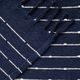 A & B Home Navy Blue Striped Throw Blanket-4