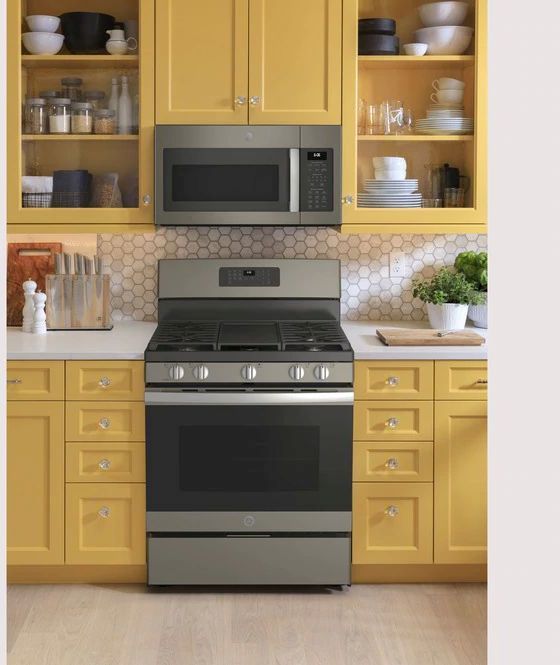 GE 30" Slate Free Standing Natural Gas Range