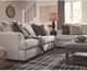 Signature Design by Ashley® Velletri Pewter Loveseat-4