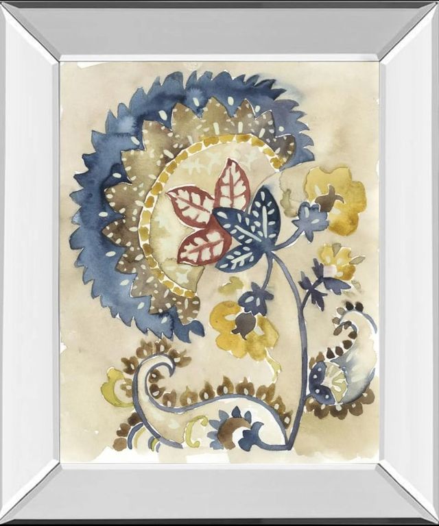 Classy Art Paisley Path II by Chariklia Zarris Mirror Framed Wall Art-0