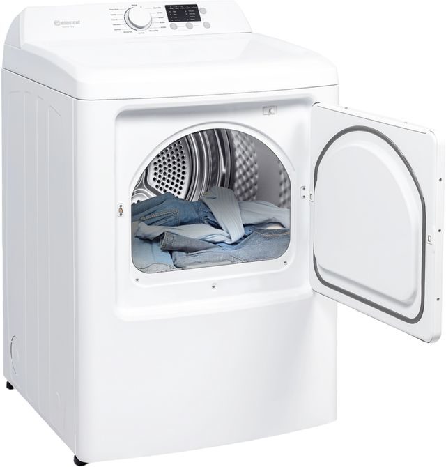 Element® 7 Cu. Ft. White Front Load Gas Dryer-3