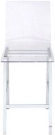 ACME Furniture Nadie 2-Piece Chrome/Clear Counter Chair Set-3