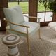 TOV Furniture Dixie Mint Green Velvet Accent Chair-1