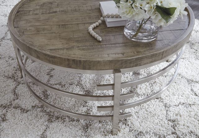 Signature Design by Ashley® Zinelli Gray Round Coffee Table-1