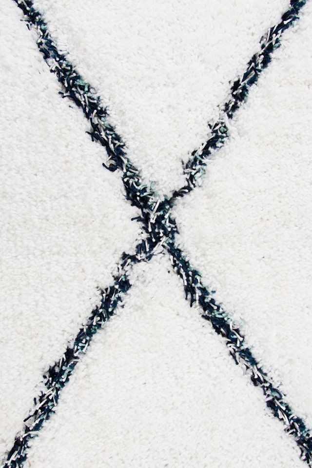Rizzy Home Connex White/Bue 7'6" x 9'6" Rug-3