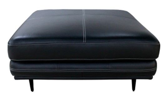 Mazin Furniture Recife Black Ottoman-0