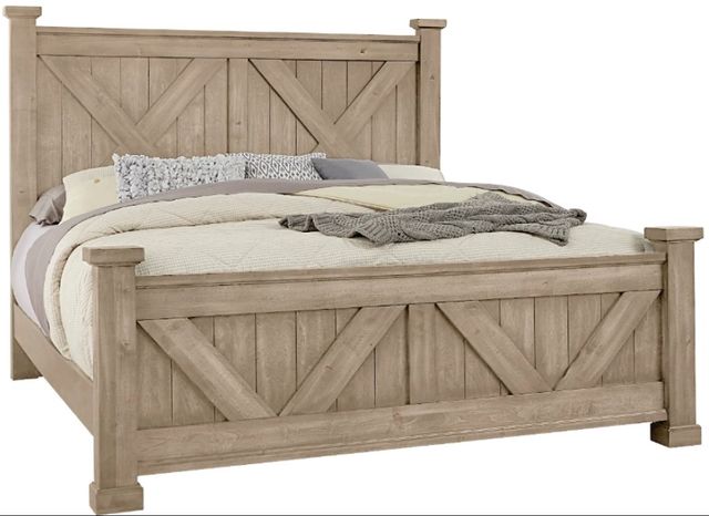 Artisan & Post by Vaughan-Bassett Cool Rustic Clear Maple California King Panel Bed-0