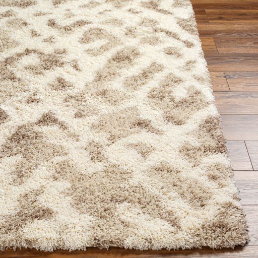 Surya Ultra Shag Beige/Off-White 5'x7' Area Rug-3