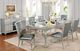 Furniture of America® Sarina 2-Piece Silver Dining Side Chair Set-1
