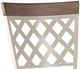 HH2 Home Greenfield White Swivel Bar Stool-1