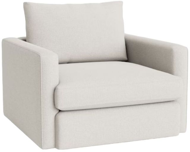 Bassett® Furniture Customizable Allure Track Arm Swivel Chair-0