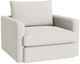Bassett® Furniture Customizable Allure Track Arm Swivel Chair-0