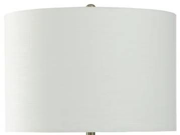 StyleCraft Smokescreen Silver Table Lamp-1