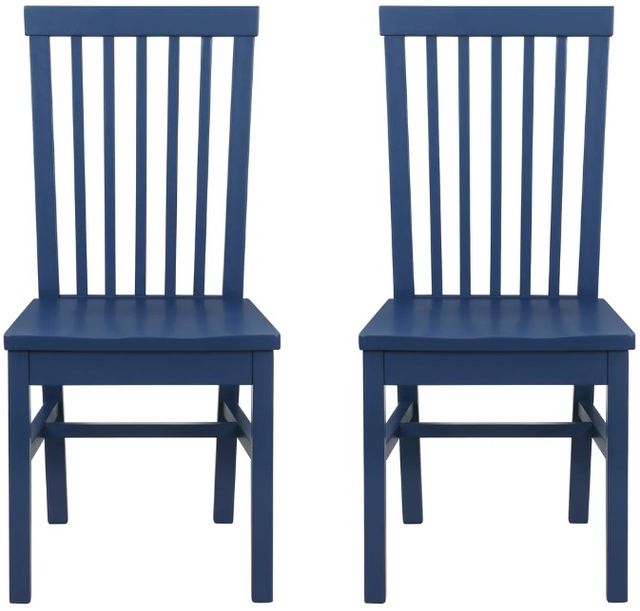 Linon Tory 2-Piece Navy Dining Chair Set-3