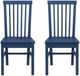 Linon Tory 2-Piece Navy Dining Chair Set-3