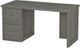 Crate Designs™ Furniture Graphite Lacquer Top Desk-0
