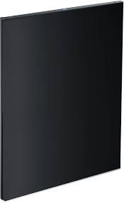 Miele 21996092D Black Panel with Stainless Steel Handle-0