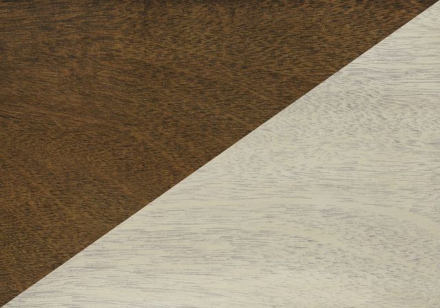 Monarch Specialties Inc. Antique White/Espresso Veneer Narrow Accent Table-3