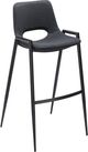 Zuo Modern Desi Black Barstool Chair-0