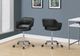 Monarch Specialties Inc. Black and Chrome Metal Hydraulic Lift Base Office Chair-1