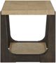 Emerald Home Sutton Place Caramel End Table with Cocoa Base-3