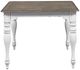 Liberty Furniture Magnolia Manor Weathered Bark Dining Table with Antique White Base-3