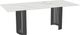 Amisco Customizable Rachel 84" Rectangular Dining Table with 0.5" Italian Porcelain on Glass Top-0
