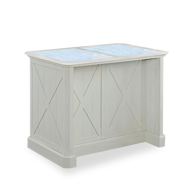 homestyles® Seaside Lodge 3-Piece White Kitchen Island Set-1