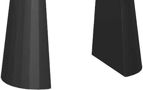 Amisco Customizable Gemma Italian Porcelain 84" Dining Table-3