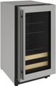 U-Line 2000 Series 18" 3.4 Cu. Ft. Stainless Steel Beverage Center-0