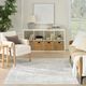 Nourison Home™ Astra Machine Washable Light Gray 5'x7' Area Rug-1